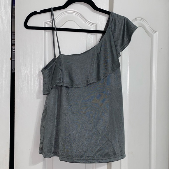 Charlotte Russe Tops - One shoulder ruffle shirt